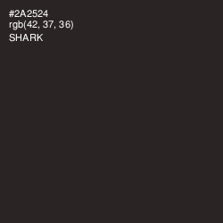 #2A2524 - Shark Color Image