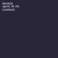 #2A263A - Charade Color Image