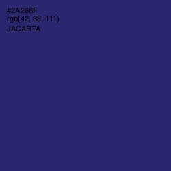 #2A266F - Jacarta Color Image