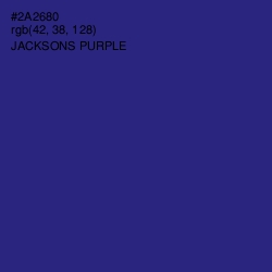 #2A2680 - Jacksons Purple Color Image