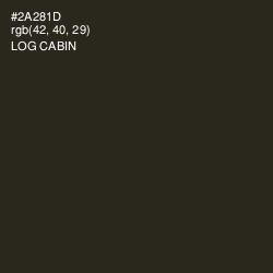 #2A281D - Log Cabin Color Image