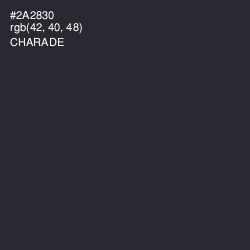 #2A2830 - Charade Color Image