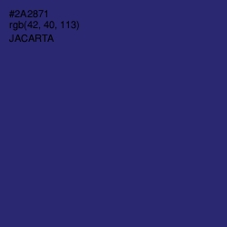 #2A2871 - Jacarta Color Image