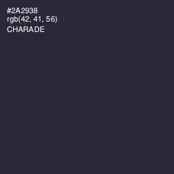 #2A2938 - Charade Color Image