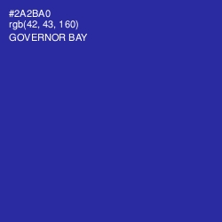 #2A2BA0 - Governor Bay Color Image