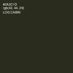 #2A2C1D - Log Cabin Color Image