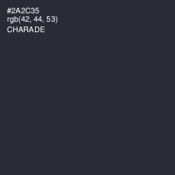 #2A2C35 - Charade Color Image