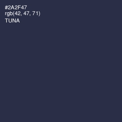 #2A2F47 - Tuna Color Image