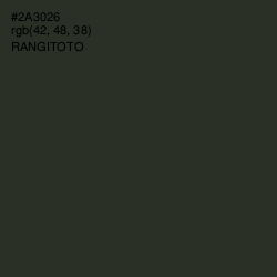 #2A3026 - Rangitoto Color Image