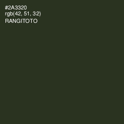 #2A3320 - Rangitoto Color Image