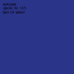 #2A3489 - Bay of Many Color Image