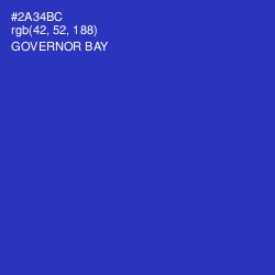 #2A34BC - Governor Bay Color Image