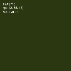 #2A3710 - Mallard Color Image