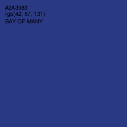 #2A3983 - Bay of Many Color Image