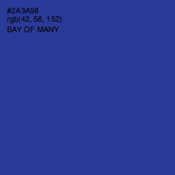 #2A3A98 - Bay of Many Color Image