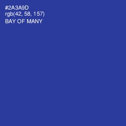 #2A3A9D - Bay of Many Color Image