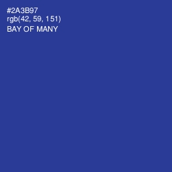 #2A3B97 - Bay of Many Color Image