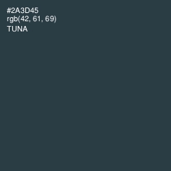 #2A3D45 - Tuna Color Image