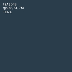 #2A3D4B - Tuna Color Image