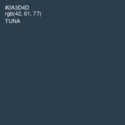 #2A3D4D - Tuna Color Image