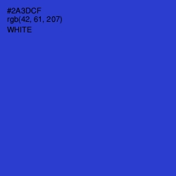 #2A3DCF - Dark Blue Color Image