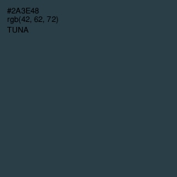 #2A3E48 - Tuna Color Image