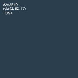 #2A3E4D - Tuna Color Image
