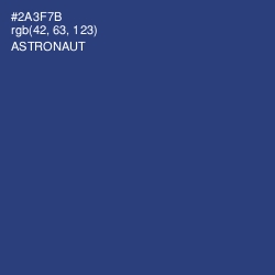 #2A3F7B - Astronaut Color Image