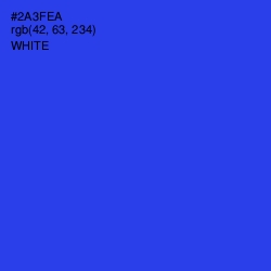 #2A3FEA - Blue Color Image