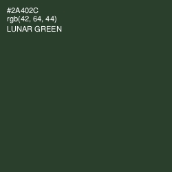#2A402C - Lunar Green Color Image