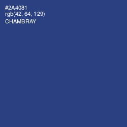 #2A4081 - Chambray Color Image