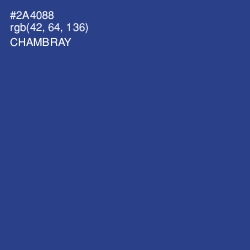 #2A4088 - Chambray Color Image