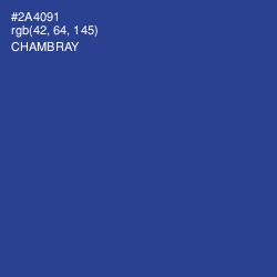 #2A4091 - Chambray Color Image