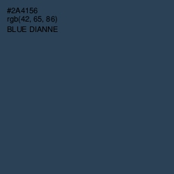 #2A4156 - Blue Dianne Color Image