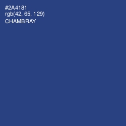 #2A4181 - Chambray Color Image