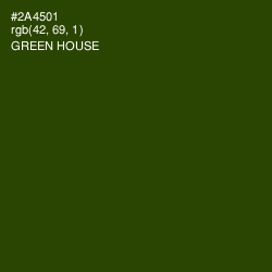 #2A4501 - Green House Color Image