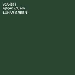 #2A4531 - Lunar Green Color Image