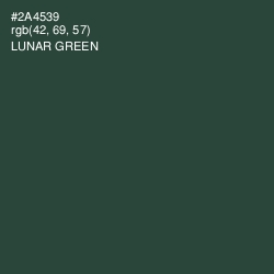 #2A4539 - Lunar Green Color Image
