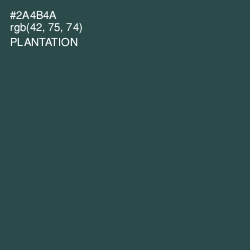 #2A4B4A - Plantation Color Image