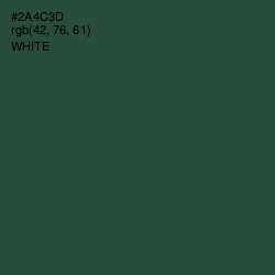 #2A4C3D - Lunar Green Color Image