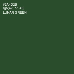 #2A4D2B - Lunar Green Color Image
