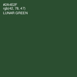 #2A4E2F - Lunar Green Color Image