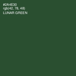 #2A4E30 - Lunar Green Color Image