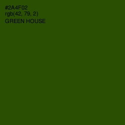 #2A4F02 - Green House Color Image