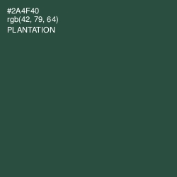 #2A4F40 - Plantation Color Image