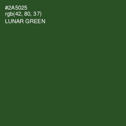 #2A5025 - Lunar Green Color Image