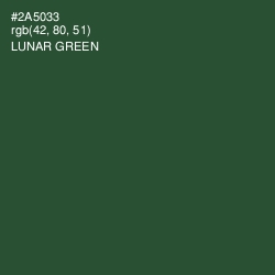 #2A5033 - Lunar Green Color Image