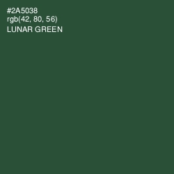 #2A5038 - Lunar Green Color Image