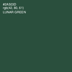 #2A503D - Lunar Green Color Image