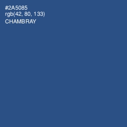 #2A5085 - Chambray Color Image